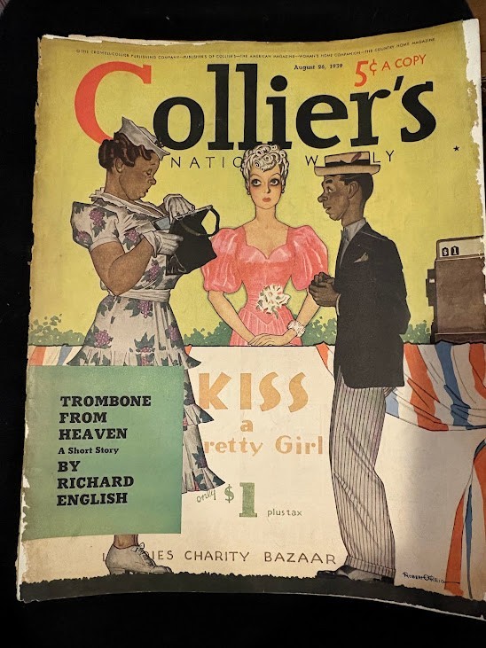 COLLIER'S  MAGAZINE, AIGUST 26,  1939 ISSUE - PETER FICK,  SALLY RAND,