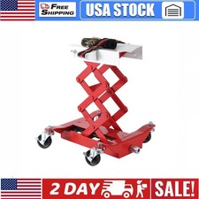 450lbs Low Profile Transmission Jack With Safety Straps Auto Repair Lifting Jack