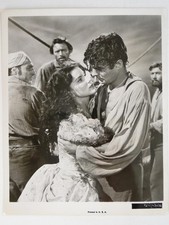 Debra Paget Louis Jourdan LA Regina Dei Pirati Ship Deck Film Still Photo