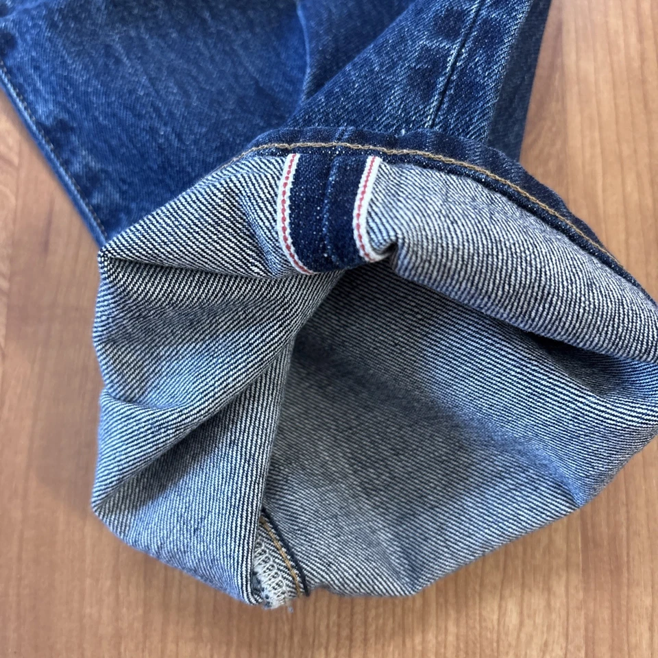 Pantalón vaquero JCrew Wallace & Barnes ribete arrugado talla 32 Foto 2 de 4