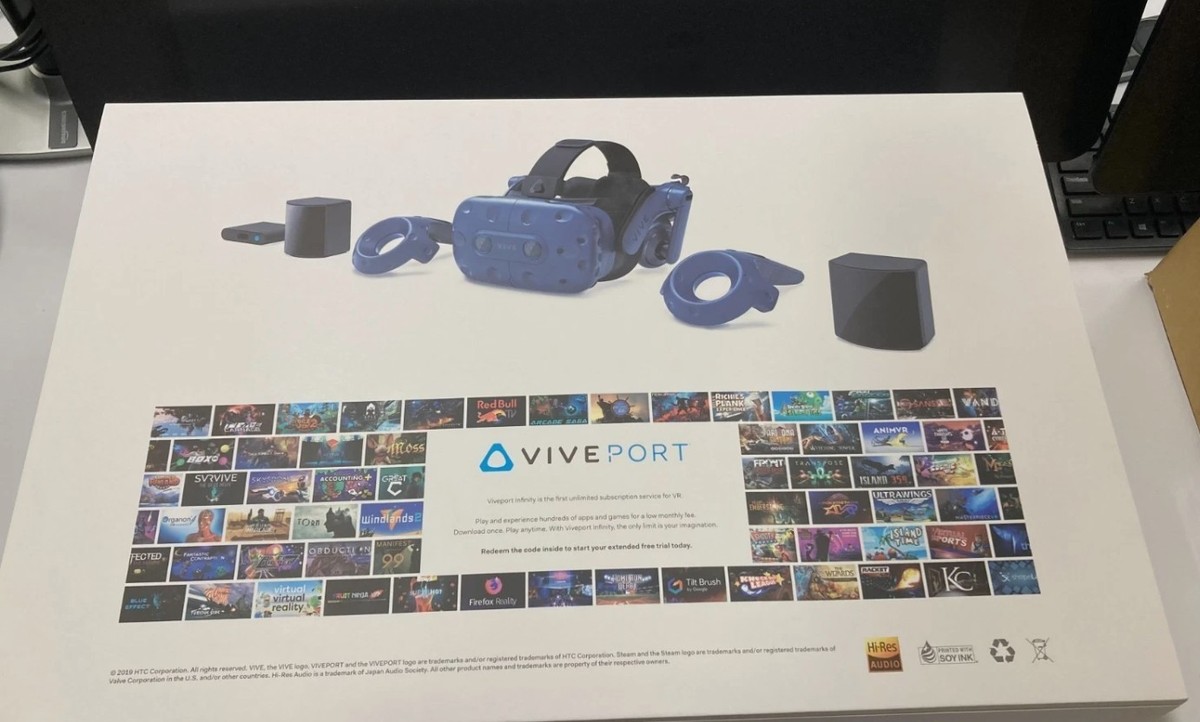 HTC Vive Pro Eye Virtual Reality System - Advanced Eye-Tracking VR