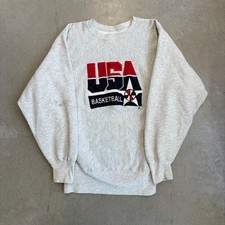 Vintage 90s Champion USA Basketball Reverse Weave Sweatshirt Large