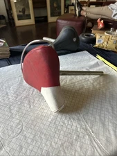 Vintage Schwinn Red Mesinger Bike Seat Flat Rail Saddle Spring