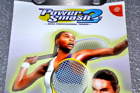 Power Smash 2 - Promotional Half B2 Poster Banner - Dreamcast Sega Japan 2001