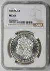 1880-S Morgan Dollar $1 MS 64 NGC