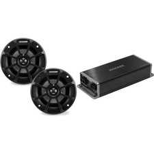 Kicker Marine KPX300.4 Powersports  Motorcycle Amp  4" Speakers 4 Ohm 