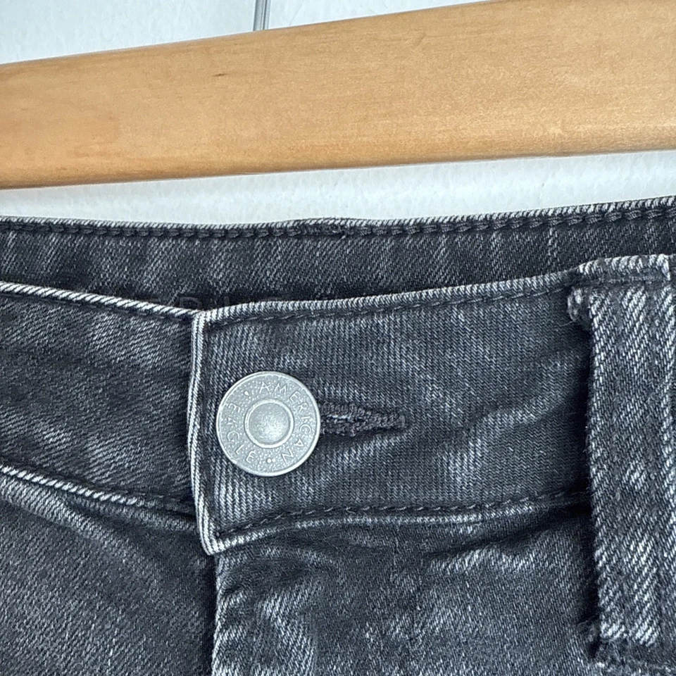 Pantalones Cortos American Eagle Next Level Elastizados Corte Talla 30 Dobladillo Crudo Negros Foto 2 de 4