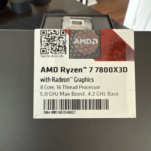 AMD 7800x3D CPU … FREE SHIPPING - Bild 2 von 4