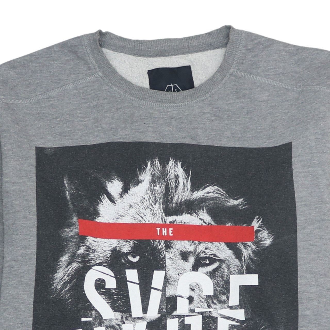 Retro Grey Sweatshirt Mens L image 3