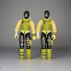 Croc Master V1 1987 GI Joe 3.75" Action Figure Hasbro ARAH Lot Of 2