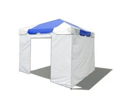 Commercial Frame Tent w Sidewalls 10x10 Blue Vinyl Canopy Waterproof Event Party