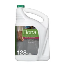 Bona Hard-Surface Floor Cleaner for Stone Tile Laminate Vinyl, Refill, 128 oz