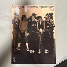 Chrome Hearts Magazine Vol. 4 Rolling Stones Stickers Poster From Japan used
