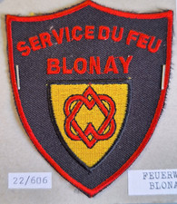 Insigne de manchon patch service du Feu Blonay service pompiers Suisse