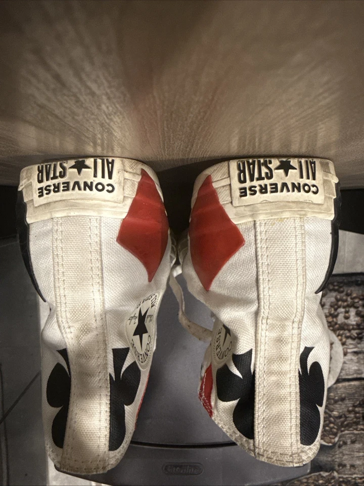 Limited Edition Converse Chuck Taylor  Deck of Cards Hearts Clubs Diamonds Sz 6 - Image 3 of 4