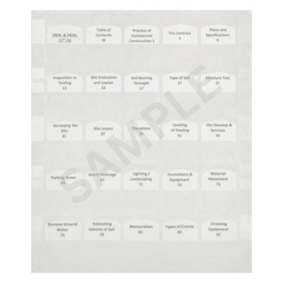 Preprinted Tabs - 2024 North Carolina State Building Code