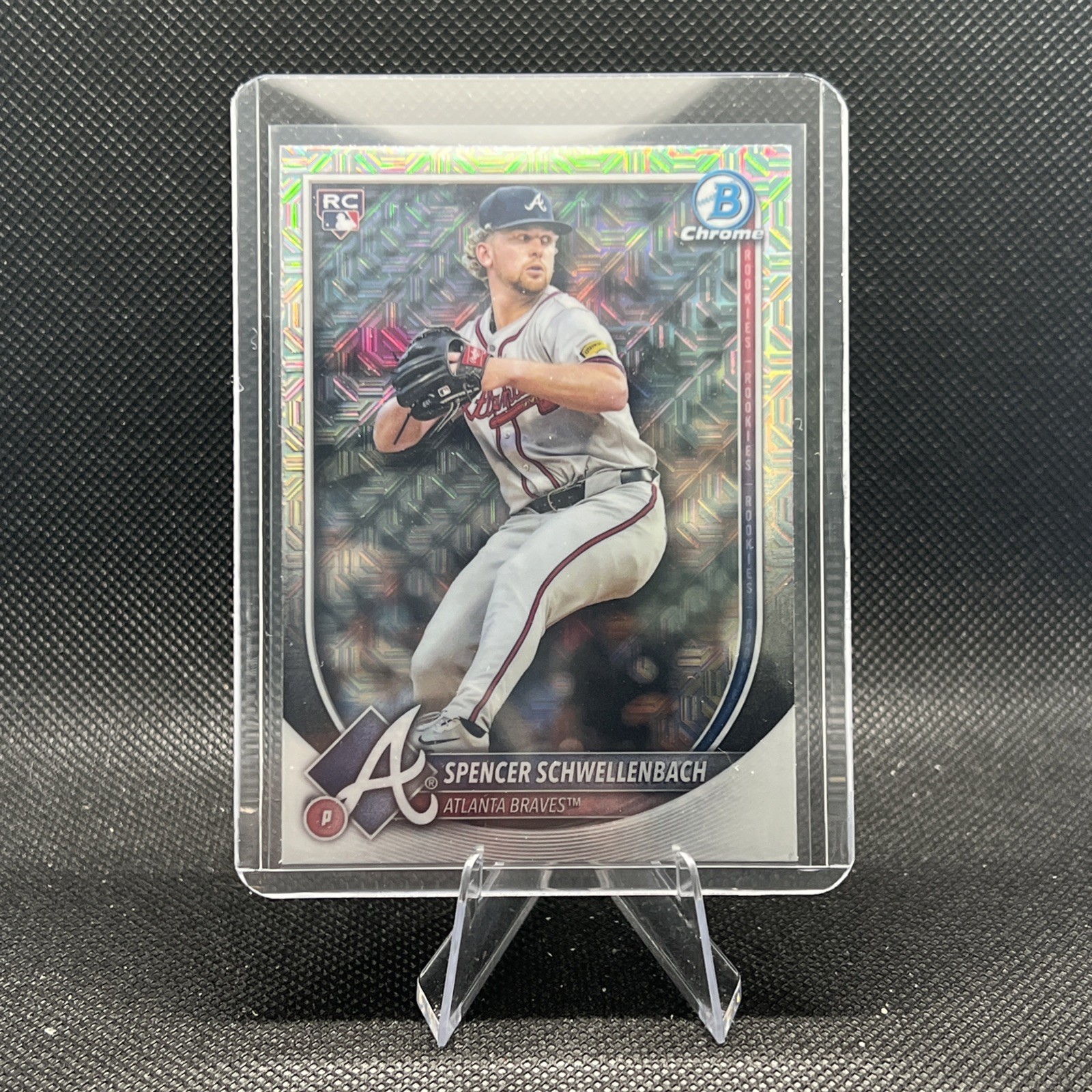 2025 Bowman #78 Spencer Schwellenbach Chrome Mojo Refractor