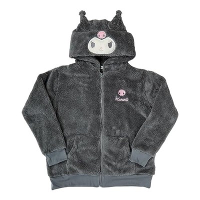✨サンリオクロミ KUROMI ZIP HOODIE XLサイズ✨ Kuromi Zip-up Original Women's Hoodie Sanrio Brand New Japan 154