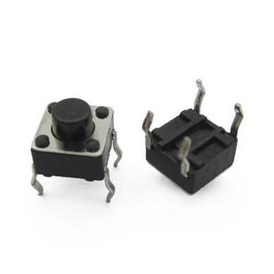 50PCS 6x6x6 mm Miniature Micro   Tactile Tact Touch Push Button Switch #vn