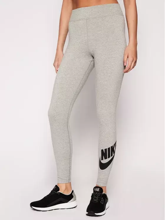 Nike Women’s Leg-a-See Leggings CJ2297 Grey Black 063 Cotton NWOT Size XS