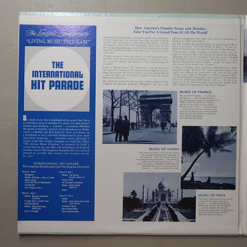 LONGINES SYMPHONETTE INTERNATIONAL HIT PARADE 2 VINYL LP SET EXC 74 - Picture 3 of 9