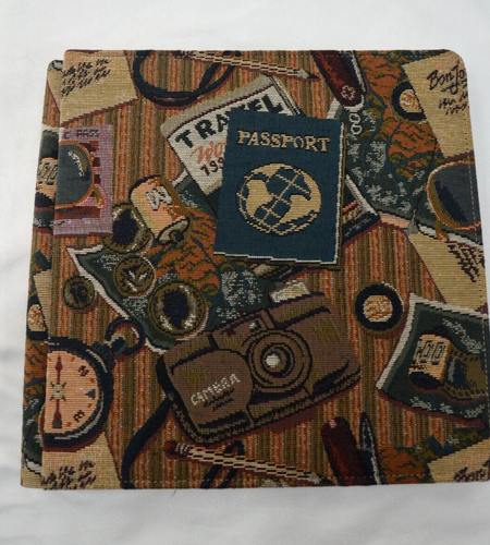 Creative Memories PASSPORT Original 12x12 TRAVEL Tapestry Album 17 White Pgs NIB - Picture 2 of 10