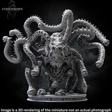 Ralakor Lord Of The Beholders 3D Printed Miniature For DnD Pathfinder And TTRPGs