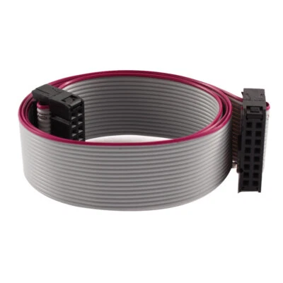 UXCELL Cable de extensión de disco duro FC16P 50 cm IDC 16 pines cable de cinta plana para placa base