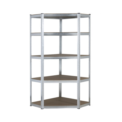 Verzinktes Eckregal/Regal Garage Lagereinheit Regale 150kg 1500mm H