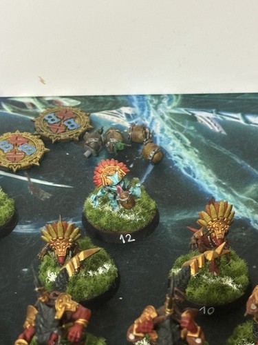 Blood Bowl - Lizardmen | Echsenmenschen Team - gut bemalt - Bild 7 von 7