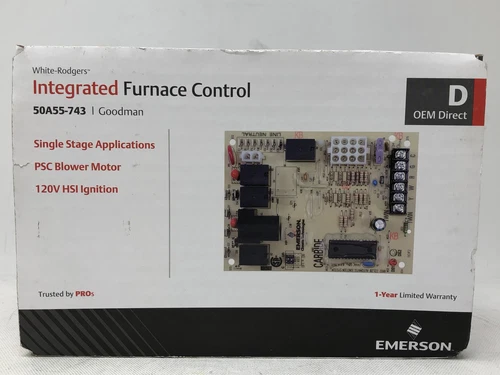 White Rodgers Integrated Furnace Control 50A55-743