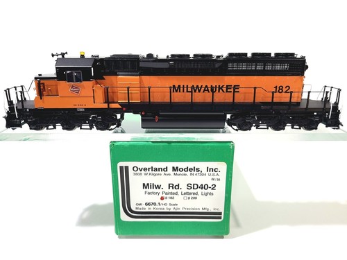 Overland OMI MILW EMD SD40-2 Milwaukee Road #182 HO modelo de latón #6670.1 | Zustand: New: Other (See Details)
