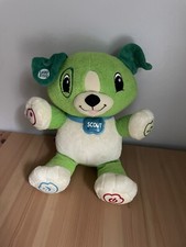 My Pal Scout Leap Frog Plush Green Dog Interactive Learning Plush Talking Toy