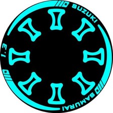 Suzuki Samurai Rims Decals Aros Argollas Stickers Calcomanias Turquesa Laminadas Suzuki Samurai Rims Decals Aros Argollas Stickers Calcomanias Turquesa Laminadas