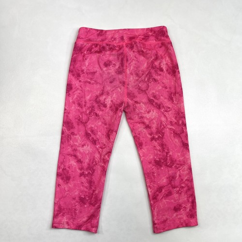 Under Armour Tie-Dye Pink Athletic Sport Leggings Pants Girls Size 6X Activewear - Picture 10 of 11