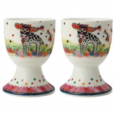 Maxwell & Williams Smile Style Eierbecher 2er-Set Betsy, Geschenkbox, Porzell...