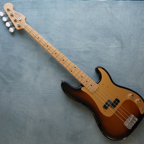 Fender Made in Japan Heritage 50s Maple 2-Color Sunburst Precision Bass - Picture 1 of 16
