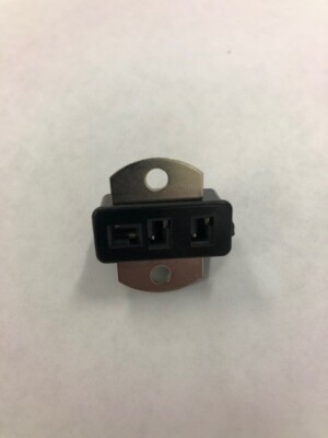 CINCH JONES BEAU MOLEX S-3303-AB 38330-0503 POWER SOCKET PANEL MOUNT 3 PIN