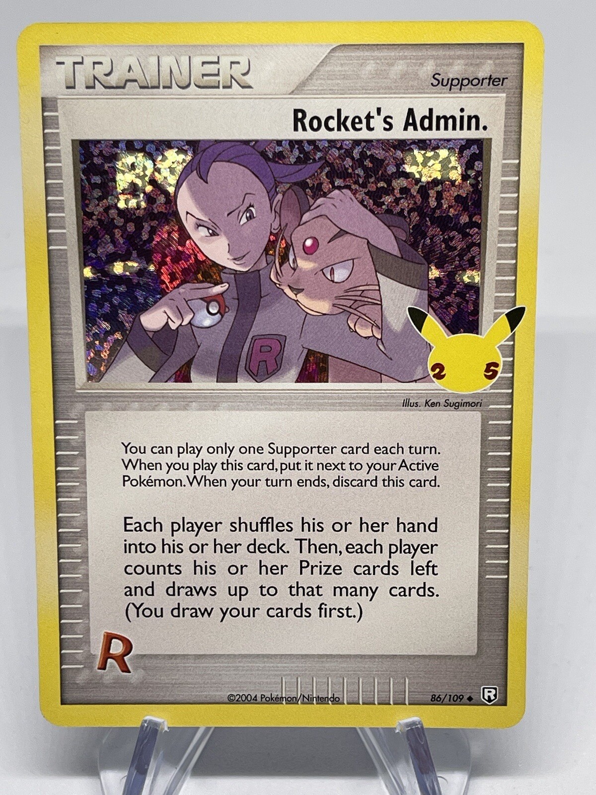 Rocket's Admin 86/109 Holo Celebrations Pokémon TCG NM/M #2