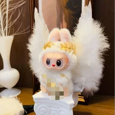 No Dolls For POP MART LABUBU Monsters Plush Coca Cola Angel's Wings Baby Clothes