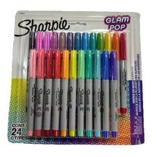 Sharpie Ultra Fine Tip Permanent Marker Color Burst Assortment 24/Pack