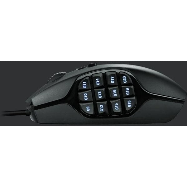 Logicool G600t MMO Gaming Mouse 8200dpi 20 Programmable Buttons