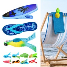 Beach Towel Clip Plastic Quilt for Laundry Sunbed Lounger Large Size Clothes Peg