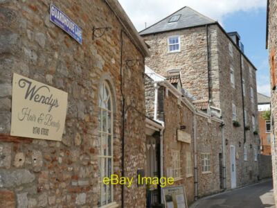 Foto 6x4 Guardhouse Lane, Wells A Plakette an der Wand [[7053853]] erklären c2021