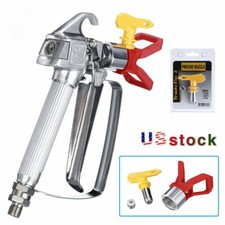 3600 PSI Airless Paint Spray Gun with 517 Tip  Tip Guard For Sprayers
