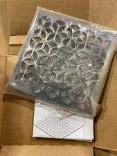 Newport Brass 233-403/26 4" Square Shower Drain Grid - Polished Chrome