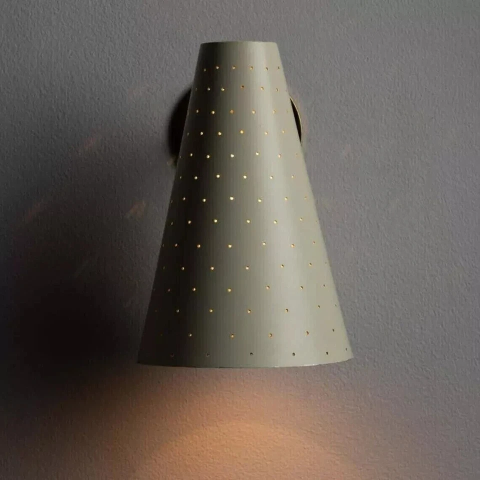 Arandela de parede vintage meados do século 1940 par de luzes modernas Sputnik feitas à mão - Imagem 3 de 4