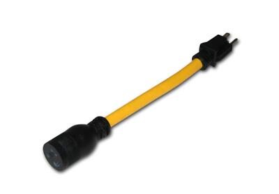 Century 12/3 Twist Lock To Three Prong adapter  / U to Twist Adapter 15A, 125V