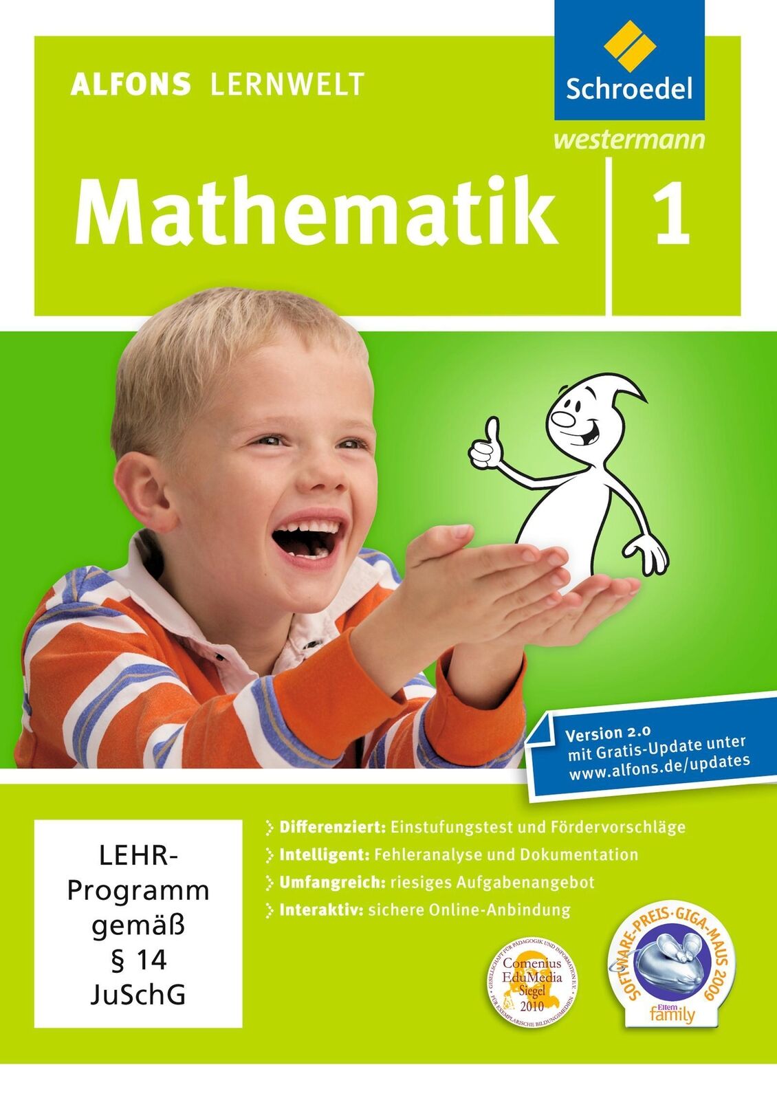 Thumbnail - Ute Flierl (u. A.) | Alfons Lernwelt Lernsoftware Mathematik 1.