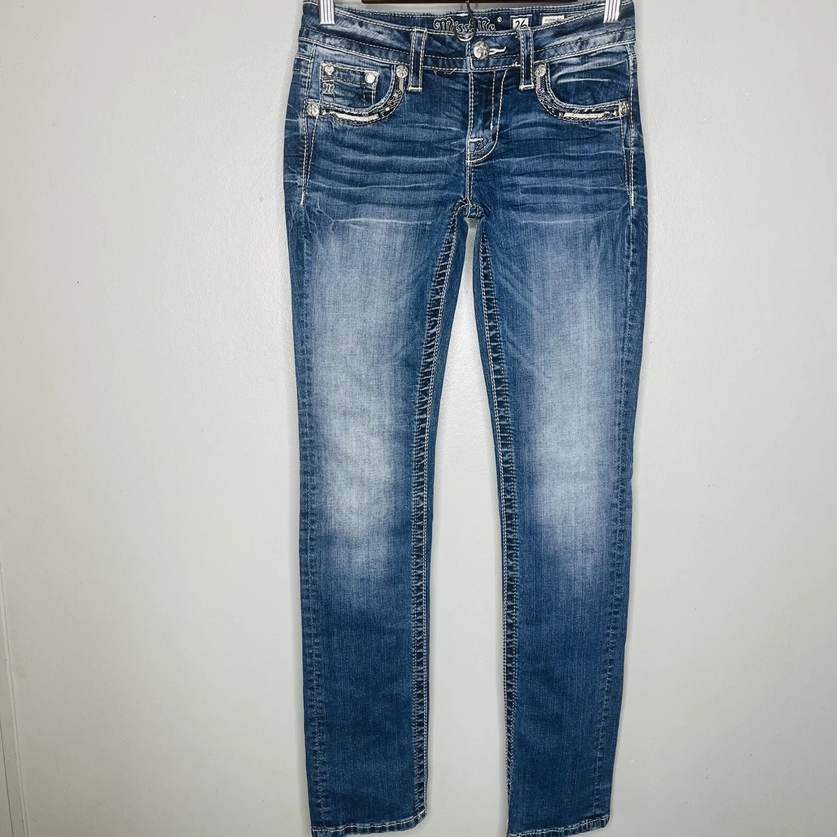 Miss me signature straight jeans hot sale
